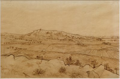 Vista de la Crau de Vincent van Gogh