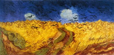 Campo de trigo con cuervos de Vincent van Gogh