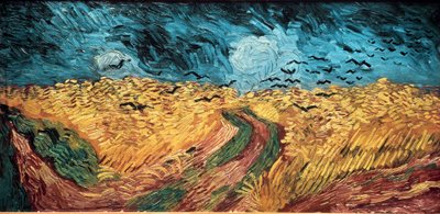 Campo de trigo con cuervos de Vincent van Gogh