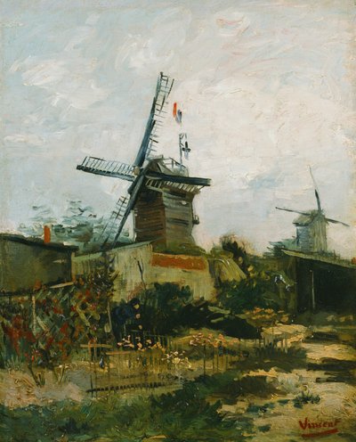 Molinos de viento en Montmartre de Vincent van Gogh