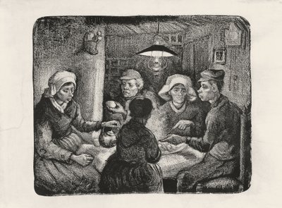 Los comedores de patatas de Vincent van Gogh