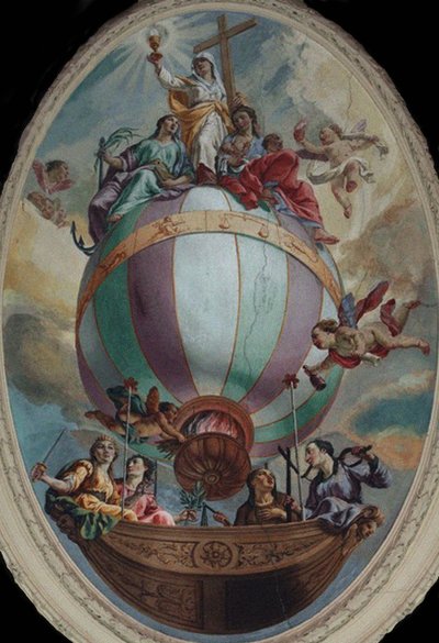 Virtud en un Globo de Vincenzo Angelo Orelli