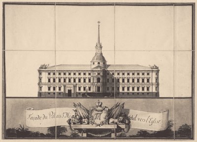 Castillo de San Miguel en San Petersburgo, 1797 de Vincenzo Brenna