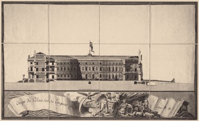 Castillo de San Miguel en San Petersburgo, 1797 de Vincenzo Brenna