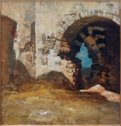 Ruinas en Porto Venere de Vincenzo Cabianca