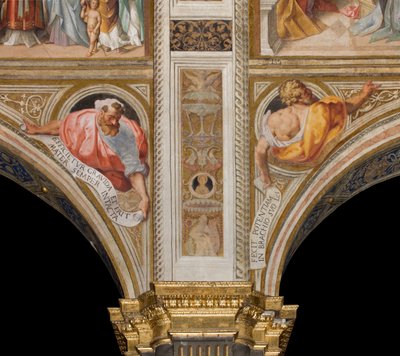 Nave Central, Pluma Segunda y Tercera del Norte, Vincenzo Campi 1573, Bustos con Profetas de Vincenzo Campi