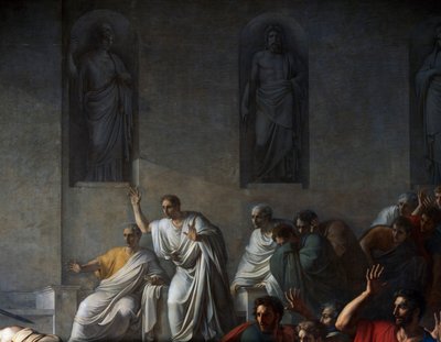 Muerte de César, 15 de marzo del 44 a.C. de Vincenzo Camuccini