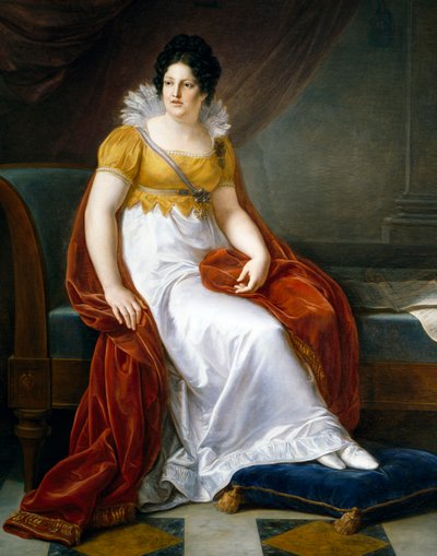 Retrato de María Luisa de España, Duquesa de Lucca de Vincenzo Camuccini