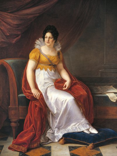 Retrato de María Luisa, Duquesa de Parma (Viena) de Vincenzo Camuccini