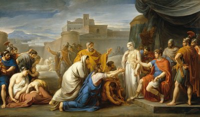 La moderación de Escipión de Vincenzo Camuccini
