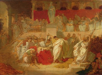 La muerte de César de Vincenzo Camuccini