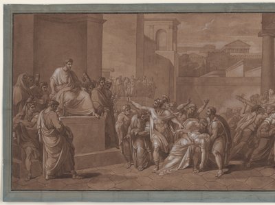 La muerte de Virginia de Vincenzo Camuccini