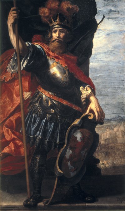 Retrato de Ataúlfo, rey de los visigodos de Vincenzo Carducci