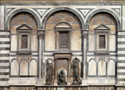 San Juan Bautista, su verdugo y Salomé (detalle) - escultura 1571 de Vincenzo Danti