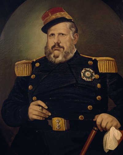 Retrato de Fernando II de Borbón-Dos Sicilias de Vincenzo De Mita