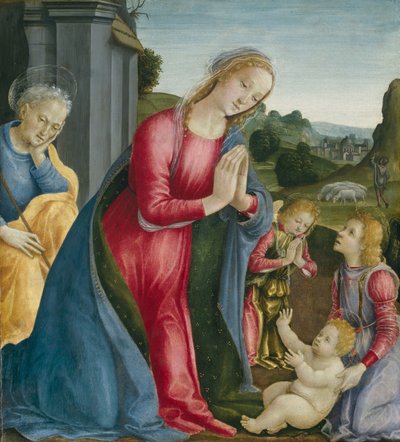 La adoración del Niño Jesús de Vincenzo Frediani