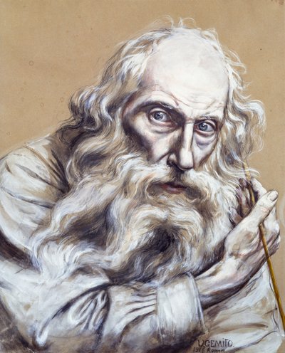 Autorretrato, por Vincenzo Gemito (1852-1929) de Vincenzo Gemito