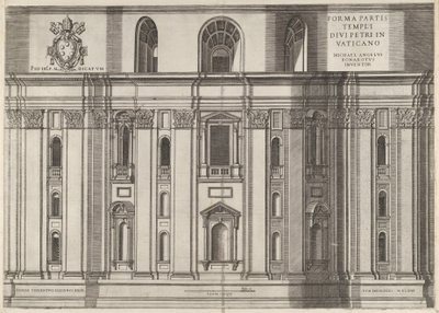 Speculum Romanae Magnificentiae: San Pedro, 1564 de Vincenzo Luchino
