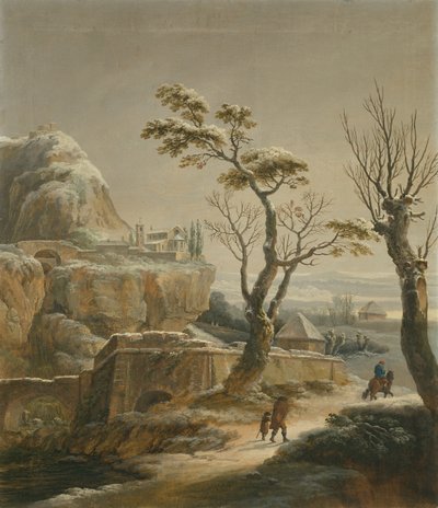 Invierno (pintura sobre lienzo) de Vincenzo Martinelli