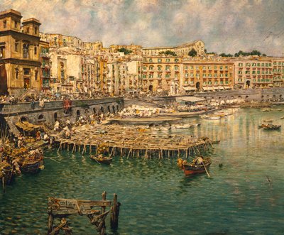 Santa Lucía en Nápoles de Vincenzo Migliaro