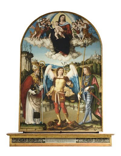 Virgen con el Niño en la Gloria de Vincenzo Pagani