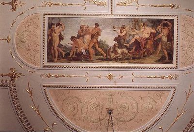 Techo de la Sala de Música Pompeyana de Vincenzo Valdre