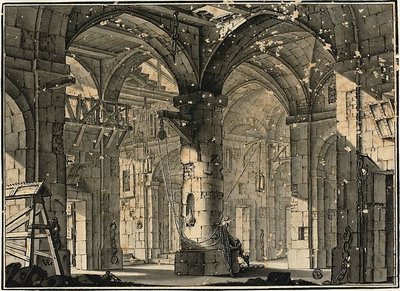Escena de la prisión de Vincenzo dal Re