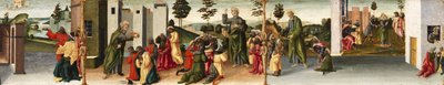 Historia de Santo Tomás el Apóstol - Santo Tomás bautiza a Gundaforo y otros episodios, 1480-1500 de Vincenzo di Antonio Frediani