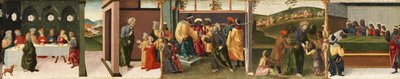 Historia de Santo Tomás el Apóstol - Santo Tomás bautiza a Gundaphorus y otros episodios, 1480-1500 de Vincenzo di Antonio Frediani