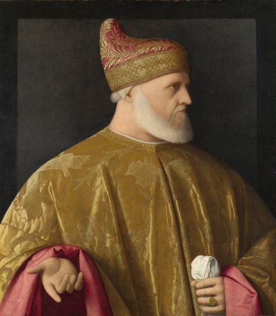 Retrato del Dogo, Andrea Gritti, ca 1530 de Vincenzo di Biagio Catena