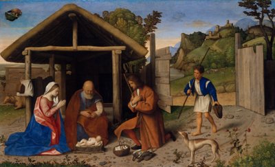 La adoración de los pastores de Vincenzo di Biagio Catena