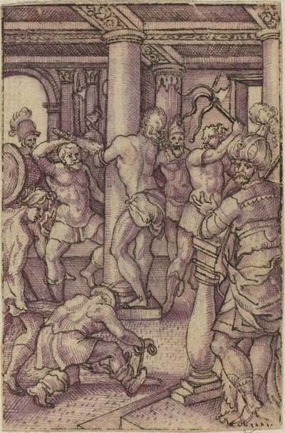 Cristo en la Columna de Virgil Solis