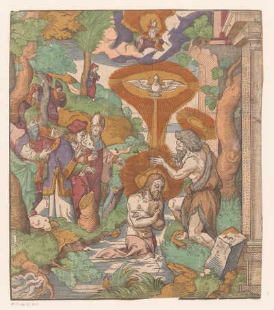 Bautismo de Cristo de Virgilius Solis
