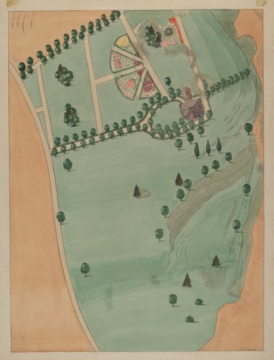 La finca de Eliza B. Jumel, c. 1936 de Virginia Richards