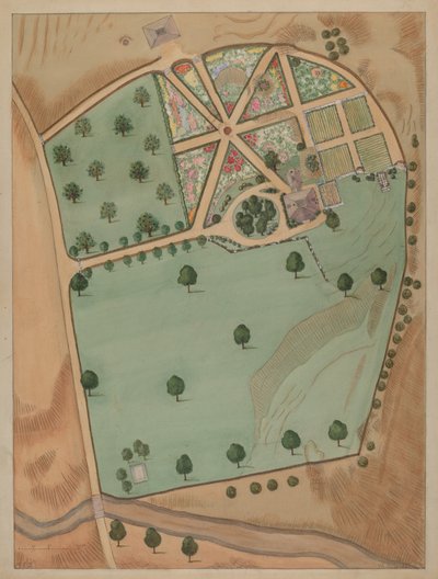 Finca Eliza Jumel, c. 1936 de Virginia Richards