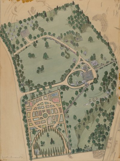 Jumel Estate, c. 1936 de Virginia Richards