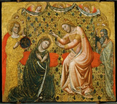 Coronación de la Virgen ... de Vitale da Bologna