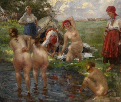 Bañistas de Vitali Gavrilovich Tikhov