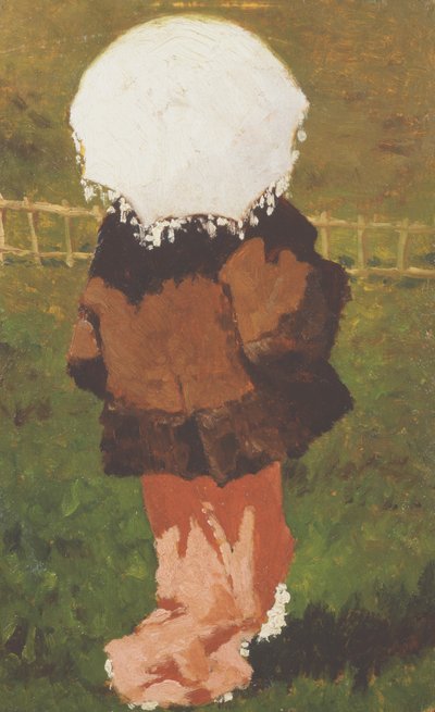 Mujer con sombrilla (óleo sobre lienzo) de Vito d