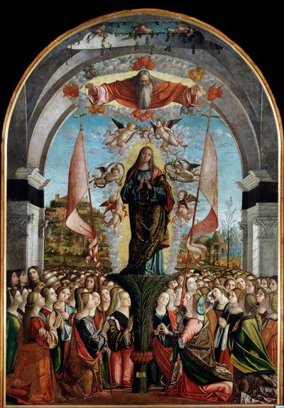 Ciclo de la vida de Santa Úrsula: La apoteosis de Santa Úrsula (último episodio) de Vittore Carpaccio