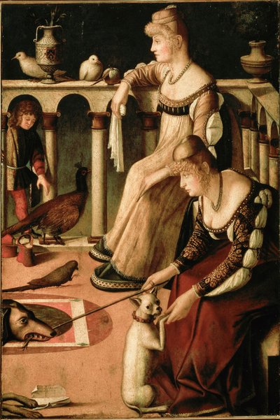Dos damas venecianas de Vittore Carpaccio