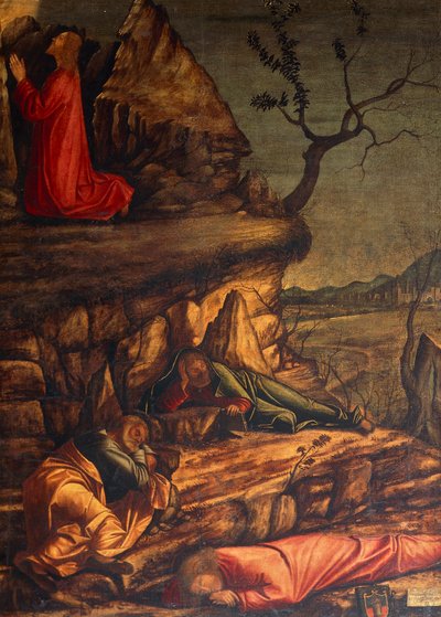 Jesús en el Huerto de Getsemaní u Oración en el Huerto de Vittore Carpaccio