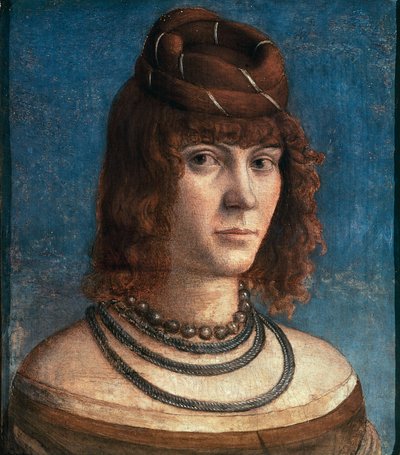 Retrato de cortesana de Vittore Carpaccio (hacia 1465-1525 o 1526) de Vittore Carpaccio