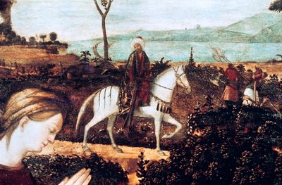 Santa Familia (detalle) de Vittore Carpaccio