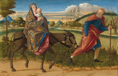 La Huida a Egipto de Vittore Carpaccio