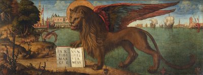 El León de San Marcos, por Carpaccio, Vittore (1460-1526). Témpera sobre lienzo de Vittore Carpaccio