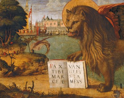 El León de San Marcos, de Vittore Carpaccio (hacia 1465-1525 o 1526) de Vittore Carpaccio