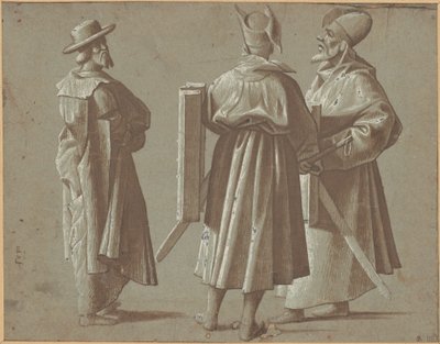 Tres figuras de Vittore Carpaccio