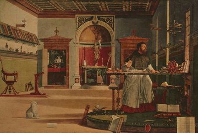 Visión de San Agustín de Vittore Carpaccio