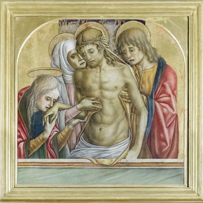 Piedad, capilla de la familia Ricci (óleo sobre lienzo) de Vittore Crivelli
